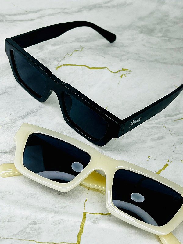 COMBO 2 Óculos de Sol Lima - Off White/preto