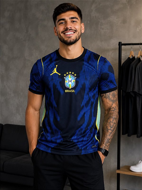 CAMISETA DO BRASIL AZUL 2026 PREMIUM