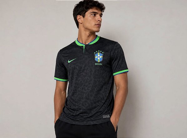 CAMISETA DO BRASIL PRETA - PREMIUM