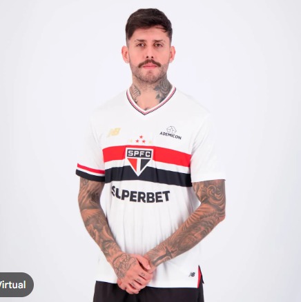 Camiseta Sao Paulo Jogo - Tailan 1.1