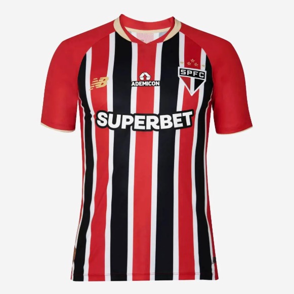 Camiseta Sao Paulo Vermelha Jogo - Tailan 1.1