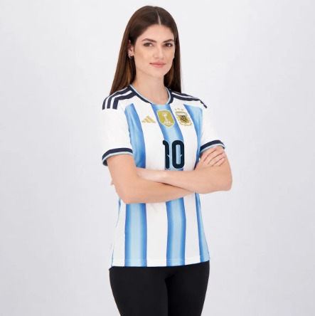 Camiseta Argentina Feminina 2026 JOGO - Tailan 1.1