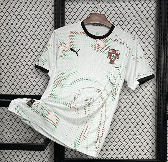 Camisa Portugal Away Branca 2025/26 Torcedor Tailandesa 1.1