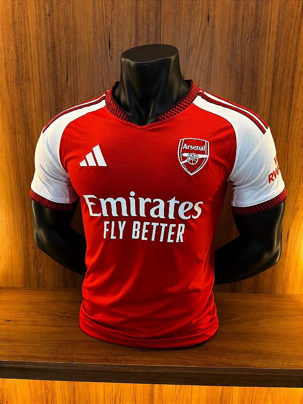 Camisa Arsenal Home Vermelha 2026/27 Torcedor Tailandesa