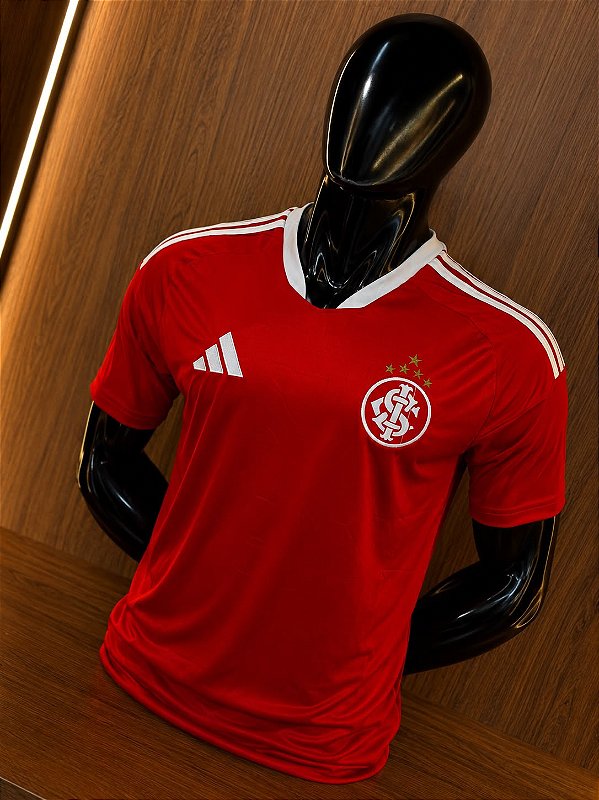 Camisa Internacional Vermelha 2026 Masculina Torcedor