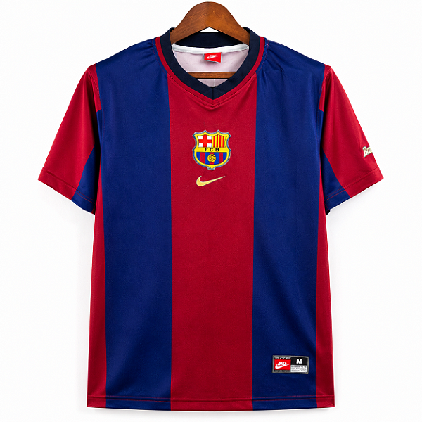 Camiseta Barcelona Retrô Masculina Tailandesa 1.1
