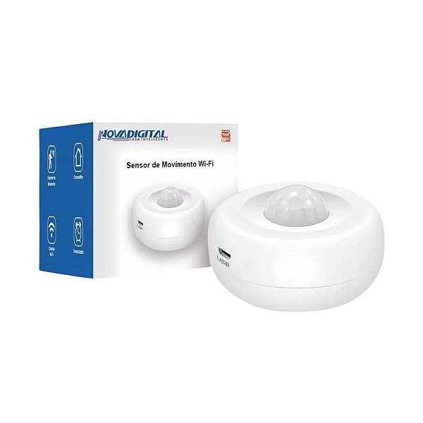 Sensor De Movimento Inteligente Wi-fi Novadigital Tuya