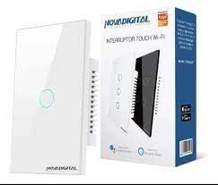 Interruptor Inteligente 1 Botão Wi-fi Novadigital Branco