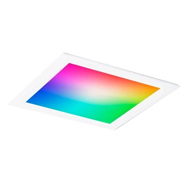 Painel LED Inteligente Embutir Quadrado Novadigital 18W 22cm