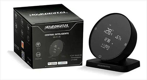 Central Inteligente Wi-Fi IR Com Sensor de Temperatura e Umidade