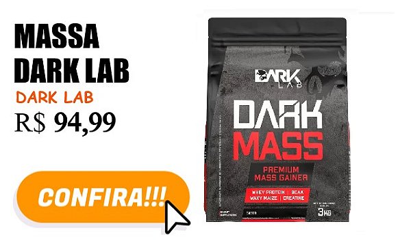 Massa Dark Lab 3kg Sabor baunilha