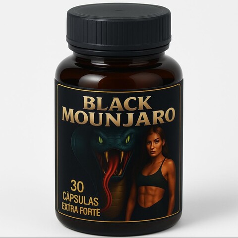 TERMOGÊNICO BLACK MOUNJARO // SUPER POTENTE 30 CPS