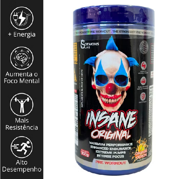 Pré Treino Insane Original 300g