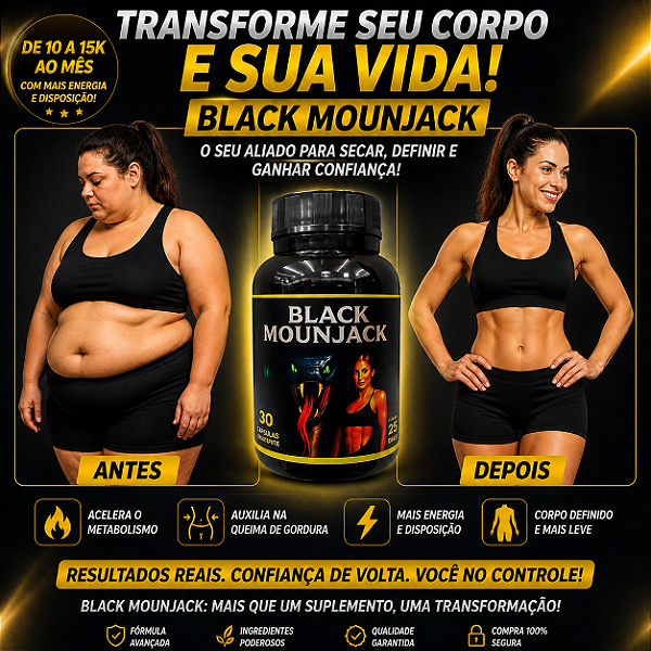 Termogênico black Mounjack