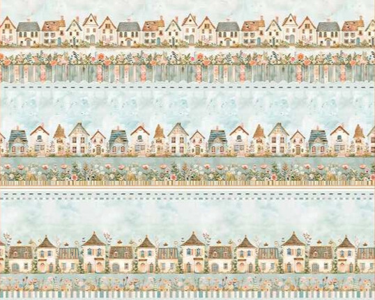 TRICOLINE DIGITAL 100% ALGODÃO ESTAMPADA CASAS 0,50cm X 1,50m | 93163C01