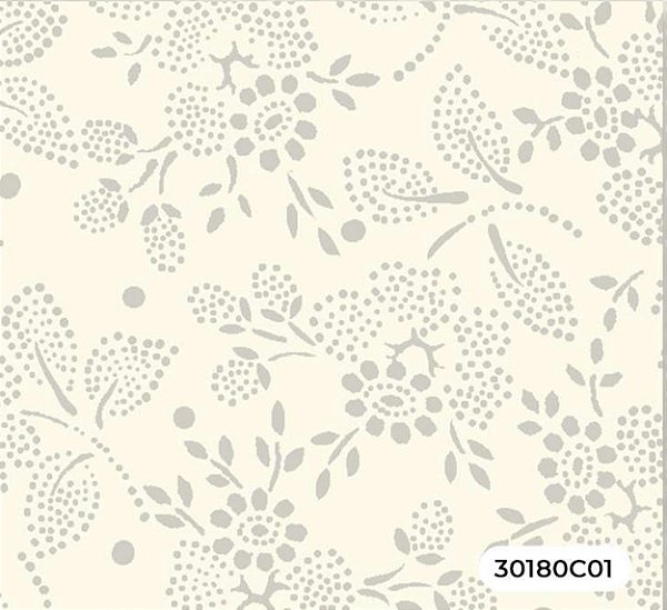 TRICOLINE ROTATIVO 100% ALGODÃO ESTAMPADO FLORAL 0,50cm X 1,50m | 30180C01