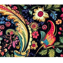 TRICOLINE DIGITAL 100% ALGODÃO ESTAMPADA FLORAL 0,50cm X 1,50m | CMC00020