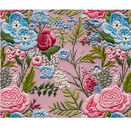 TRICOLINE DIGITAL 100% ALGODÃO ESTAMPADA FLORAL 0,50cm X 1,50m | CMC00011