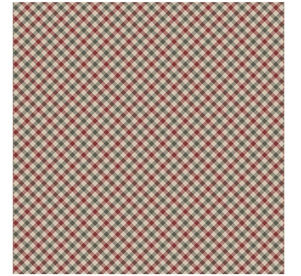 TRICOLINE DIGITAL 100% ALGODÃO ESTAMPADA XADREZ NATAL 0,50cm X 1,50m | PAN59C01