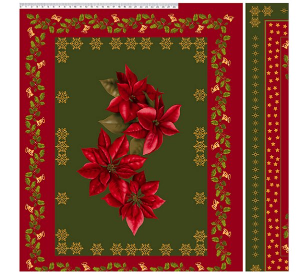 SARJA DIGITAL ESTAMPADA | JOGO AMERICANO [ 4 PEÇAS ] NATAL 55cm x 1,70m |CH109S01