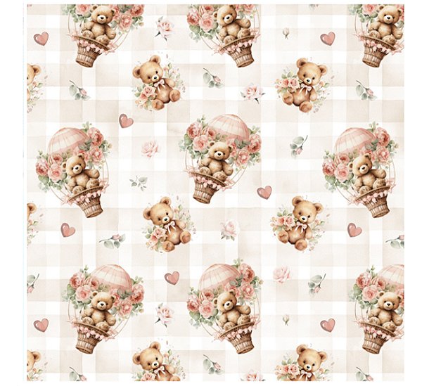 TRICOLINE DIGITAL 100% ALGODÃO ESTAMPADA INFANTIL 0,50cm x 1,50m | PAN45C01