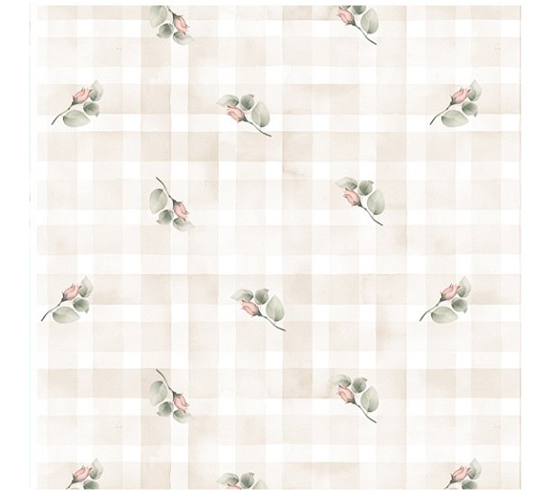 TRICOLINE DIGITAL 100% ALGODÃO ESTAMPADA ROSAS MEDIA  0,50cm x 1,50m | PAN50C01