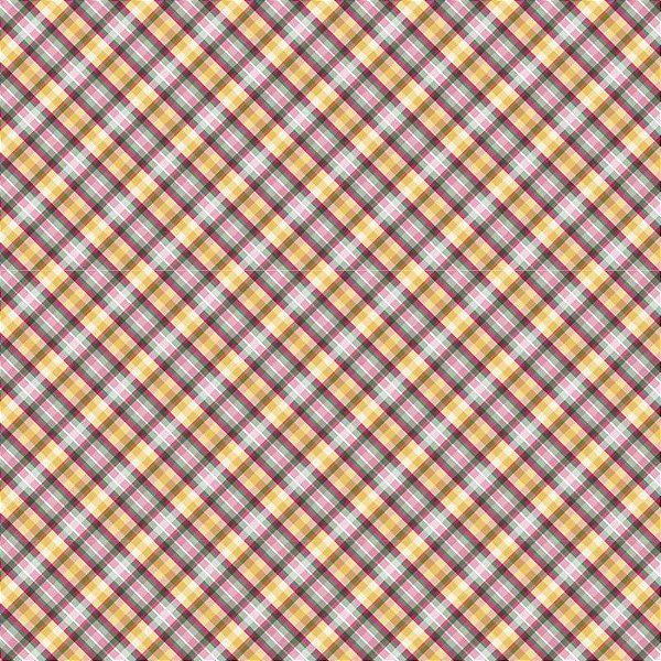 TRICOLINE DIGITAL 100% ALGODÃO ESTAMPADA XADRES AMARELO 0,50cm x 1,50m | SS028C02