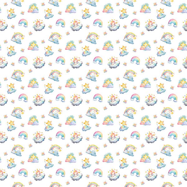 TECIDO FLANELA DIGITAL 100% ALGODÃO ESTAMPADO INFANTIL 0,50cm X 1,45m | FLE00003