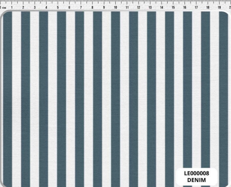 TECIDO LINHO ESTAMPADO LISTRADO M 0,50cm x 1,50m | LE000008