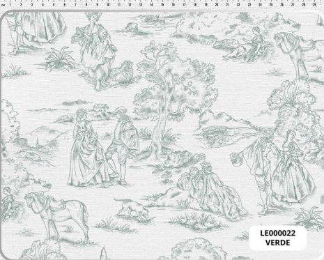 TECIDO LINHO ESTAMPADO  PAISAGENS E LUGARES 0,50cm x 1,50m | LE000022