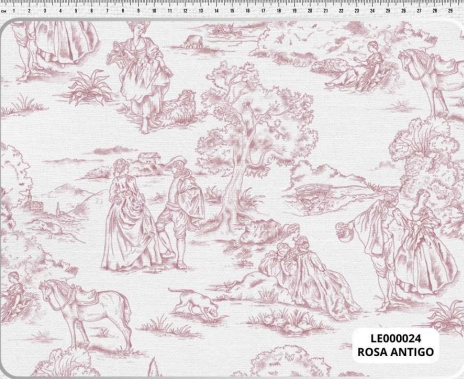 TECIDO LINHO ESTAMPADO PAISAGENS E LUGARES 0,50cm x 1,50m | LE000024