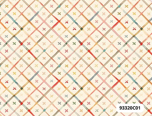 TECIDO TRICOLINE DIGITAL 100% ALGODÃO ESTAMPADO TINY FLOWERS 0,50cm X 1,50m | 93320C01