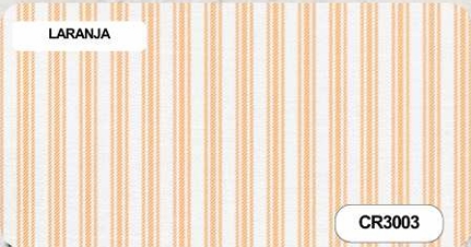 TRICOLINE ROTATIVO 100% ALGODÃO ESTAMPADO LISTRAS 0,50cm X 1,50m | CR3003