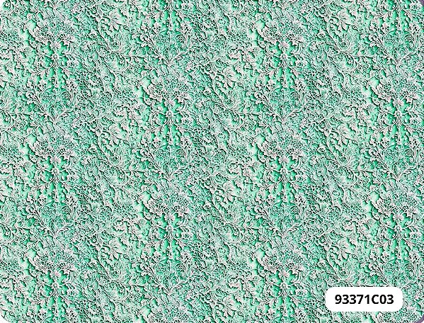 TRICOLINE DIGITAL 100% ALGODÃO ESTAMPADO 3D ARABESCO 0,50cm X 1,50m | 93371C03
