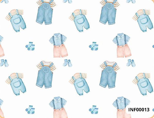 TECIDO TRICOLINE DIGITAL 100% ALGODÃO ESTAMPADO INFANTIL BOY 0,50cm X 1,50m | INF00013