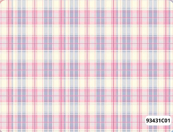 TECIDO TRICOLINE DIGITAL 100% ALGODÃO  ESTAMPADO  XADREZ 0,50cm X 1,50m | 93431C01