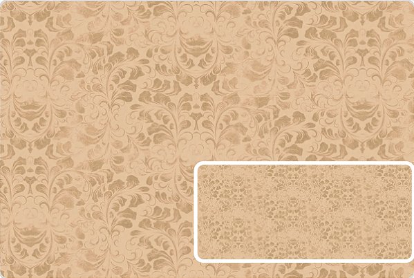 TECIDO TRICOLINE DIGITAL 100% ALGODÃO  ESTAMPADO  TEXTURA RAMOS 0,50cm X 1,50m | 93672C01