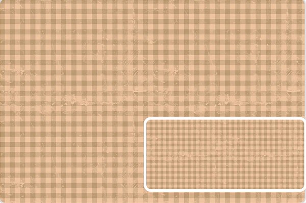 TECIDO TRICOLINE DIGITAL 100% ALGODÃO  ESTAMPADO  XADREZ 0,50cm X 1,50m | 93673C01