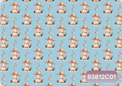 TRICOLINE DIGITAL 100% ALGODÃO ESTAMPADA ANIMAIS COUNTRY 0,50cm X 1,50m | 93812C01