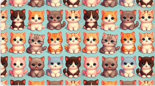 TRICOLINE DIGITAL 100% ALGODÃO ESTAMPADA ANIMAIS GATOS 0,50cm X 1,50m | 93787C01