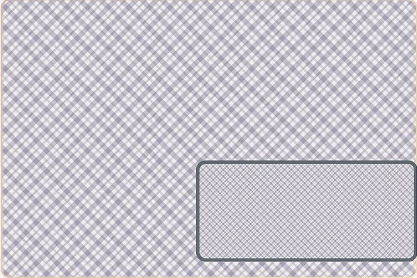 TRICOLINE DIGITAL 100% ALGODÃO ESTAMPADA XADREZ ENVIESADO 0,50cm X 1,50m | 93833C01