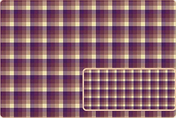 TRICOLINE DIGITAL 100% ALGODÃO ESTAMPADA XADREZ ROXO 0,50cm X 1,50m | PANX0005