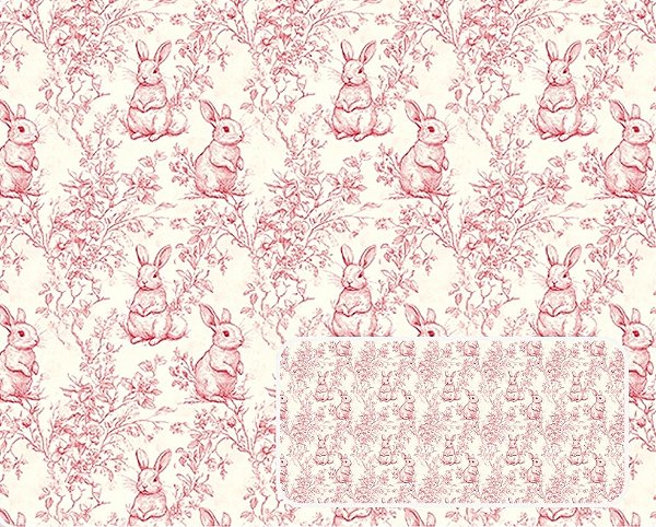 TRICOLINE DIGITAL 100% ALGODÃO ESTAMPADA PASCOA 2026 0,50cm X 1,50m | P0043C01