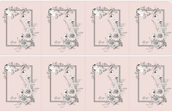 SARJA DIGITAL 100% ALGODÃO ESTAMPADA | AMERICANO PASCOA SILVESTRE 4 PEÇAS 0,50cm X 1,70m | SS049S01