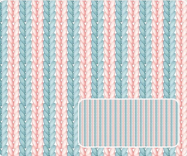 TRICOLINE DIGITAL 100% ALGODÃO ESTAMPADA 3D PASCOA VINTAGE 0,50cm x 1,50m | IV005C01