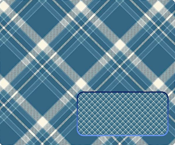 SARJA DIGITAL 100% ALGODÃO ESTAMPADO XADREZ GRANDE 0,50cm X 1,70m | 93887S01