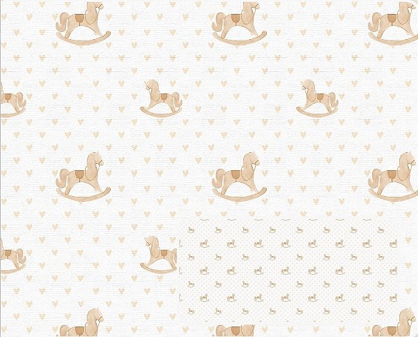 TRICOLINE DIGITAL 100% ALGODÃO ESTAMPADA DUPLA FOFURA 0,50cm X 1,50m | 94008C01