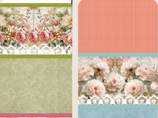 TRICOLINE DIGITAL 100% ALGODÃO ESTAMPADA BARRADO HORTÊNOSIAS DO MEU JARDIM 0,55cm x 1,50m | JS073C01