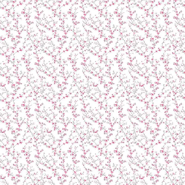 TECIDO FLANELA DIGITAL 100% ALGODÃO ESTAMPADO FLORAL COM RAMOS 0,50cm X 1,45m | FLE00008