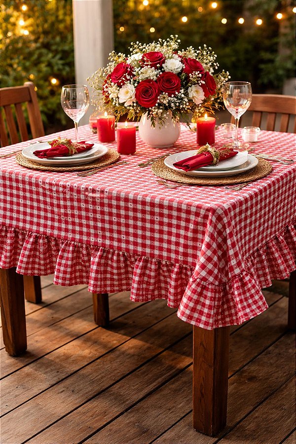 TECIDO TRICOLINE TRADICIONAL 100% ALGODÃO ESTAMPADO CORAÇÃO COUNTRY 0,50cm X 1,50m | CR1005